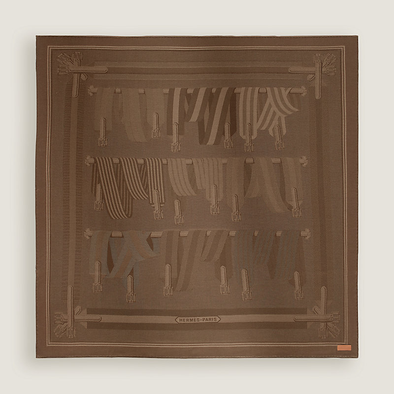 Les Sangles scarf 115 - Red | Hermès USA